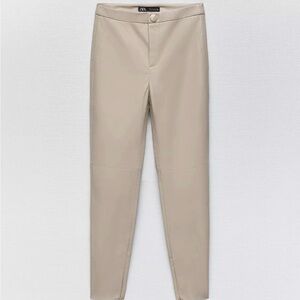 Zara leather pant